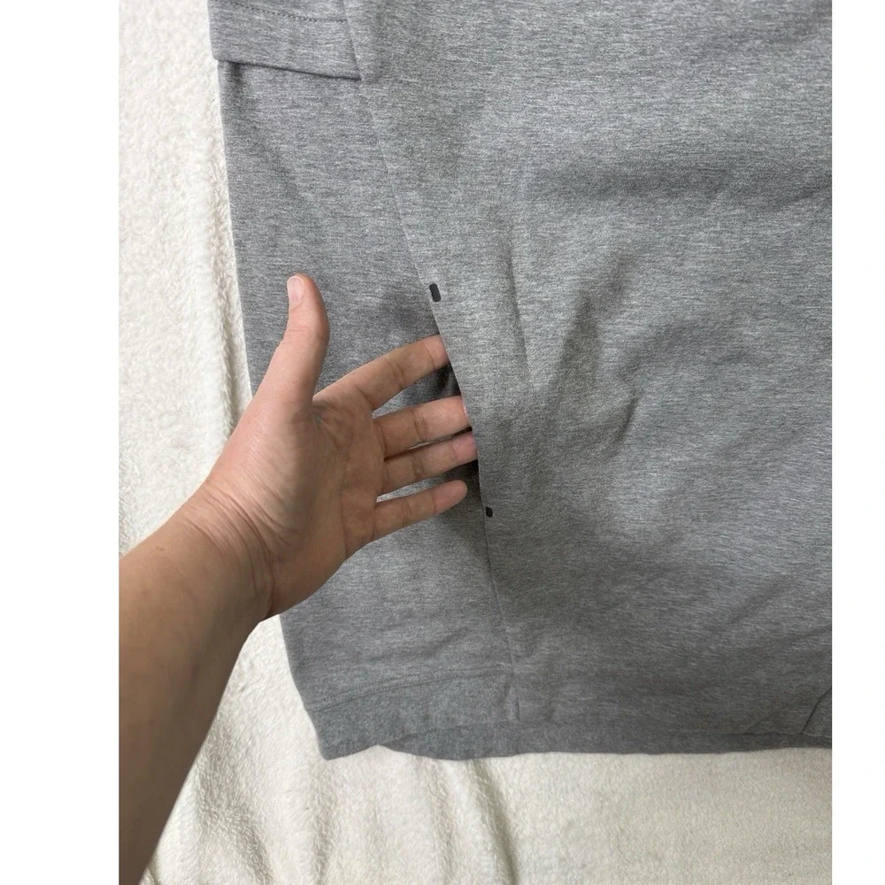 Nike Tech Fleece Dress Womens M Gray Short Sleeve Sweatshirt‎ Tunic 746918-091